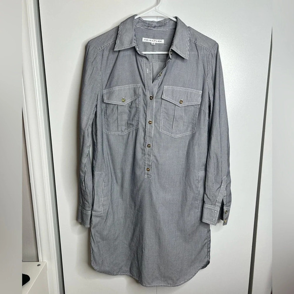 Trina Turk - 100% Cotton Short Dress - size 2 - Picture 1 of 10